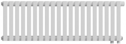 Стальной трубчатый радиатор 2-колончатый Royal Thermo Shift Q30 VC2030 - 20 секц. RAL9016, нижнее 1/2