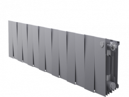 Биметаллический радиатор Royal Thermo Piano Forte 200 /Silver Satin 14 секц.