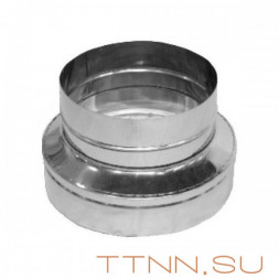 Переход с однок. на двухконт. Нерж (1мм) диаметр 115х200