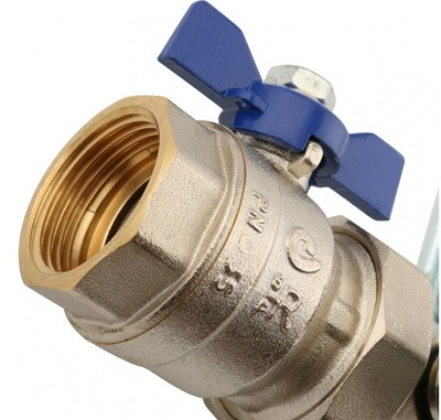 Коллектор регулируемый для теплого пола с расходомерами STOUT SMB 0473 000006