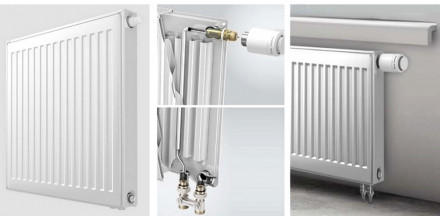 Стальной панельный радиатор Тип 33 Royal Thermo COMPACT C33-450-700 RAL9016