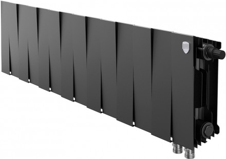 Биметаллический радиатор Royal Thermo Pianoforte 200 VD- 14 секц. Noir Sable