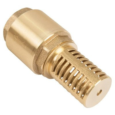 Обратный клапан Unipump 1&quot; с сеткой (сетка-латунь, толк.-пластик)
