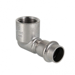 Угольник из нержавеющей стали 90 градусов Valtec 22х1/2