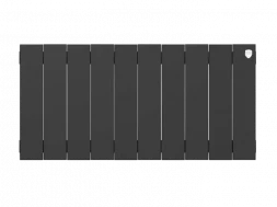 Биметаллический радиатор отопления Royal Thermo PianoForte 300 10 секций Noir Sable