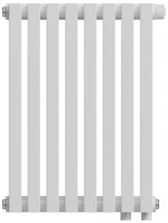 Стальной трубчатый радиатор 2-колончатый Royal Thermo Shift Q30 VC2050 - 08 секц. RAL9016, нижнее 1/2