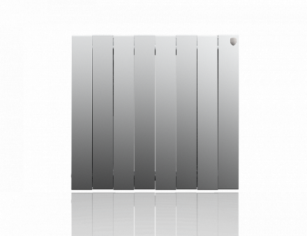 Биметаллический радиатор Royal Thermo Pianoforte 500 VD 8 секц. Silver Satin