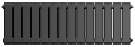 Биметаллический радиатор Royal Thermo PianoForte 300 Noir Sable - 14 секц.