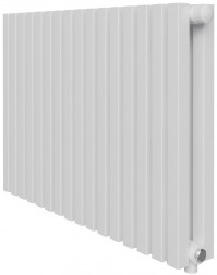 Стальной трубчатый радиатор 2-колончатый Royal Thermo Shift Q30 VC2050 - 16 секц. RAL9016, нижнее 1/2