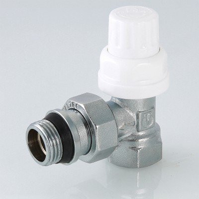 Клапан термостатический для радиатора угловой с дополнительным уплотнением Valtec 1/2&quot; VT.031.NR.04