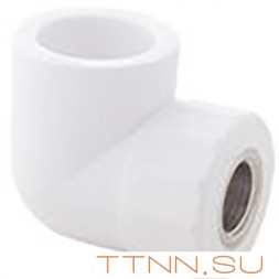 Угольник РосТурПласт PN25 комбинированный, внутр. резьба 20х3/4&quot; арт.10791