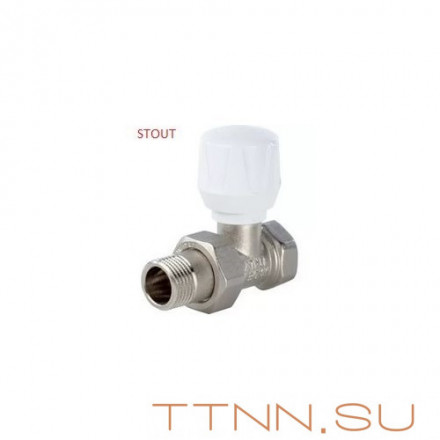 Вентиль  ручной регулировки радиатора 1/2&quot; прямой