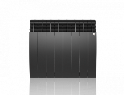 Биметаллический радиатор Royal Thermo Biliner 500 VD 8 секц. Noir Sable