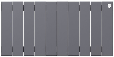 Биметаллический радиатор Royal Thermo PianoForte 300 Silver Satin - 10 секц.