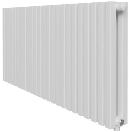 Стальной трубчатый радиатор 2-колончатый Royal Thermo Shift Q30 VC2050 - 24 секц. RAL9016, нижнее 1/2