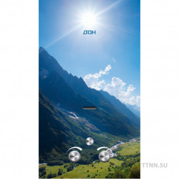 Колонка газовая Конорд Дон JSD-20 EGFT summer mountains стекло с рисунком летних гор