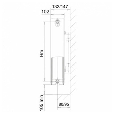 Стальной панельный радиатор Тип 20 Лемакс Premium C 20х300х400