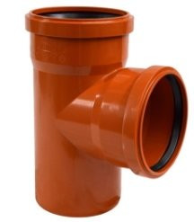 Тройник канализационный наружный Политэк 160 угол 90