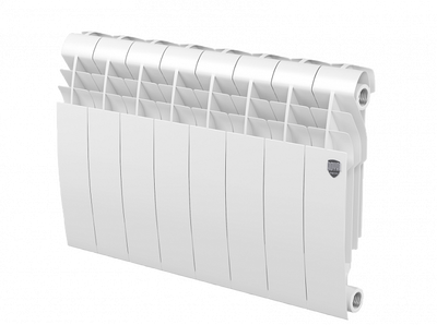 Биметаллический радиатор Royal Thermo Biliner 350 VD 8 секц. Bianco Traffico