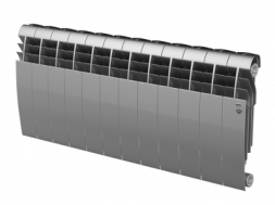 Биметаллический радиатор Royal Thermo Biliner 350 Silver Satin 12 секц.