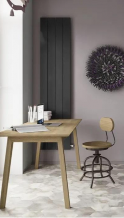 Алюминиевый радиатор STOUT Oscar 1800 5 секций (цвет 2748 cod.07 черный)