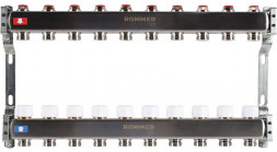 Для отопления Rommer 1&quot;/3/4&quot;x10 с запорными клапанами (RMS-3200-000010)