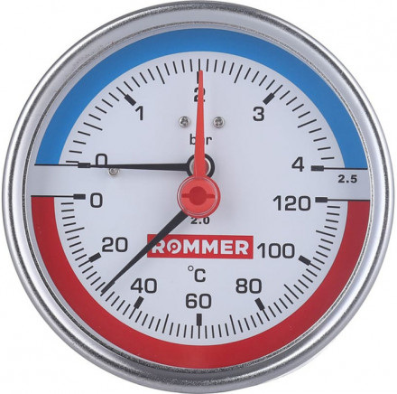 Термоманометр Rommer RIM-0005-800415