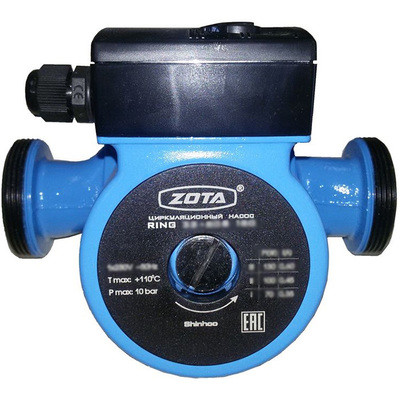 Насос для отопления Zota RING 25/60 S 180 с гайками (ZR 363006 2302)