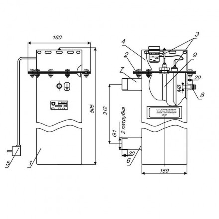 Электрический котел Эван ЭПО 2,5 (11003)