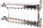 Для отопления Rommer 1&quot;/3/4&quot;x10 с запорными клапанами (RMS-3210-000010)