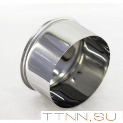 Заглушка дымохода из нержавеющей стали D- 122