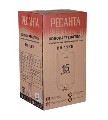 Электрический накопительный водонагреватель Ресанта ВН-15КН