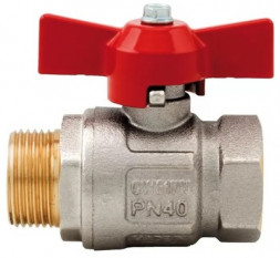 Шаровый кран Itap полнопроходной (бабочка) (ART 093 &quot;IDEAL&quot;) 1/2