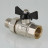 Кран шаровый с накидной гайкой Valtec 1/2&quot; МF VT.327
