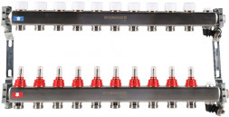 Для отопления Rommer 1&quot;/3/4&quot;x10 с расходомерами (RMS-1201-000010)