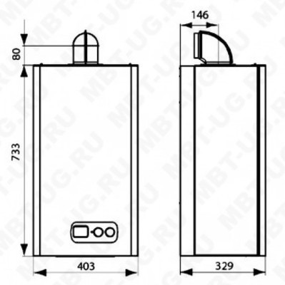 Настенный газовый котел Hi-Therm OPTIMUS24
