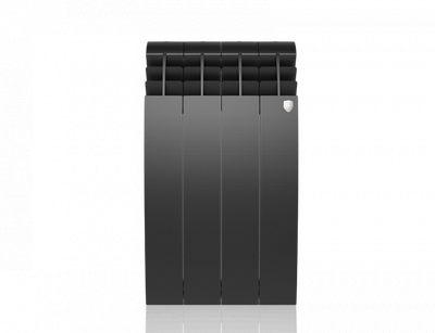 Биметаллический радиатор Royal Thermo Biliner 500 VD 4 секц. Noir Sable
