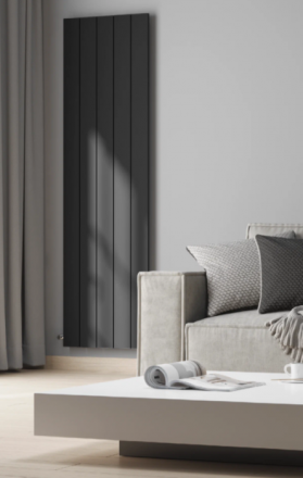 Алюминиевый радиатор STOUT Oscar 2000 3 секции (цвет 2748 cod.07 черный)