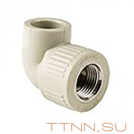 Угольник РосТурПласт PN25 комбинированный, внутр. резьба 32х3/4&quot; арт.11044