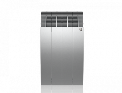 Биметаллический радиатор Royal Thermo Biliner 500 VD 4 секц. Silver Satin