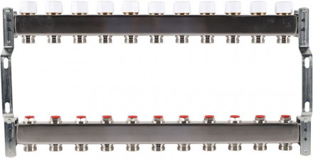 Для отопления Rommer 1&quot;/3/4&quot;x11 с запорными клапанами (RMS-3200-000011)