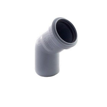 Отвод канализационный Политэк 50 угол 45