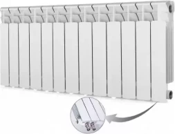 Биметаллический радиатор отопления RIFAR BASE VENTIL R 350 x13