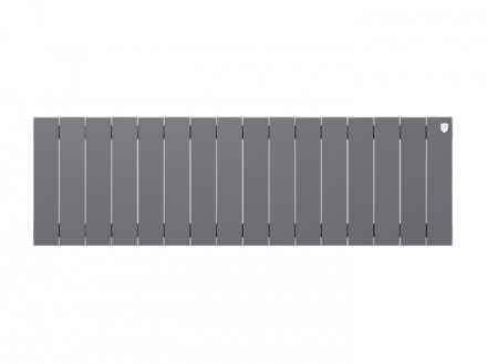 Биметаллический радиатор Royal Thermo Piano Forte 300 /Silver Satin 16 секц.