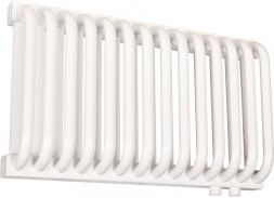 Стальной трубчатый радиатор 2-колончатый Rommer RST 2030/14 нижнее правое подключение RAL9016