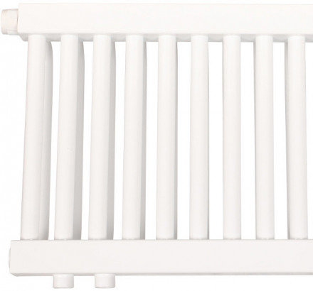 Стальной трубчатый радиатор 2-колончатый Rommer RST 2030/14 нижнее правое подключение RAL9016