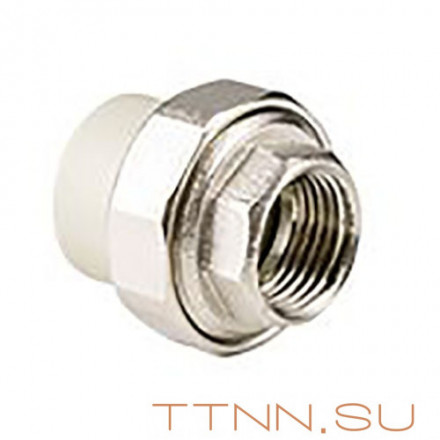 Муфта РосТурПласт комб. разъемная (американка), внутр. резьба 25х1&quot; арт.15801