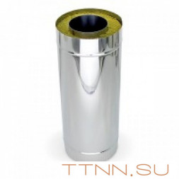 Сендвич-труба (Оцинк-Нерж) (1мм) д.120х200, L-1м