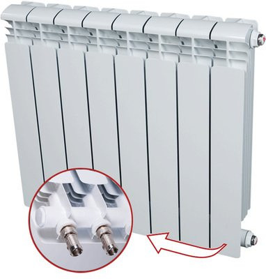 Алюминиевый радиатор Rifar Alum Ventil 500 8 секц.