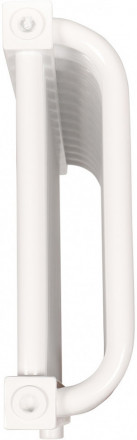 Стальной трубчатый радиатор 2-колончатый Rommer RST 2030/16 нижнее правое подключение RAL9016